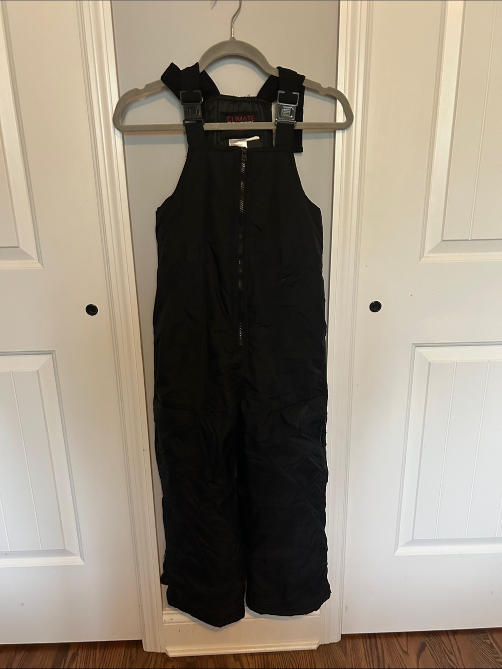 Kids Black Snow Bib Overalls - Classic Cold-Weather Gear
